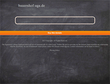Tablet Screenshot of bauernhof-aga.de
